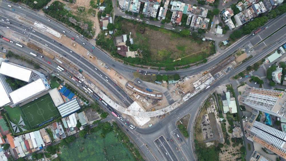 Nhánh cầu vượt N3, nút giao An Phú nối thông trục đường Mai Chí Thọ qua Đồng Văn Cống 