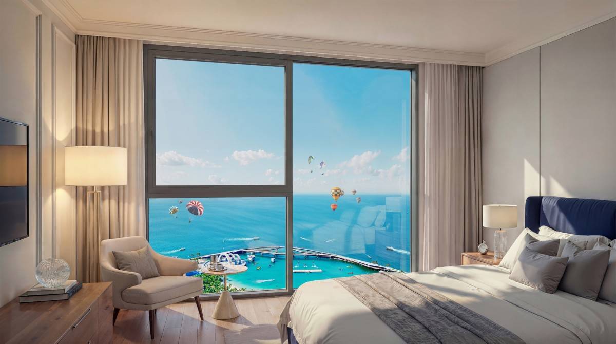 The Sunset sở hữu tầm nhìn trác tuyệt hướng biển. Ảnh: Sun Group.