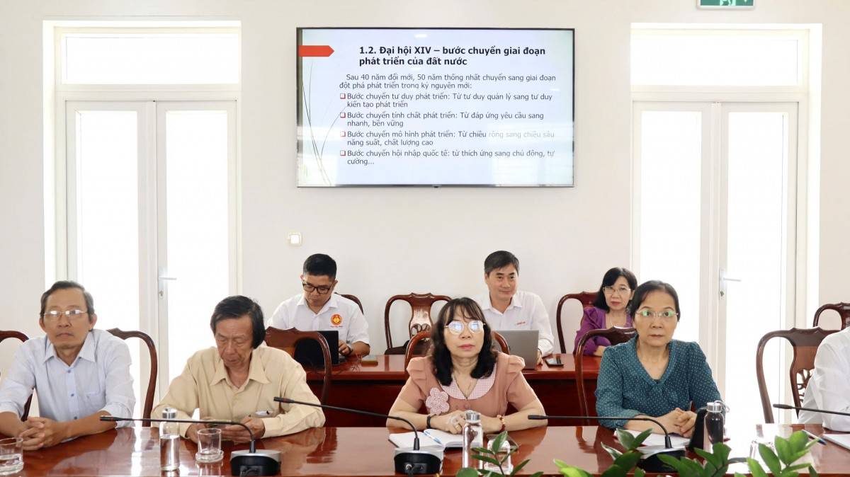 Tây Ninh: Hội nghị trực tuyến quán triệt và triển khai thực hiện Nghị quyết Đại hội XIV của Đảng