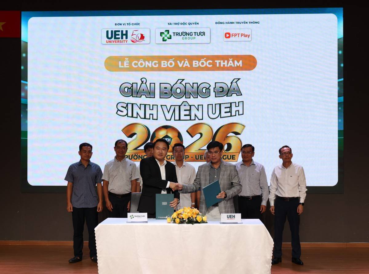 Trường Tươi Group – UEH League 2026”: Lần đầu có bóng đá nữ, mở rộng quy mô lên 77 trận đấu