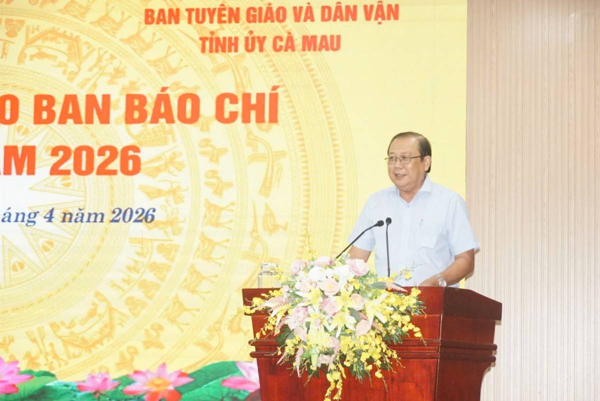  ông Nguyễn Văn Đen - Phó Giám đốc Sở Văn hóa, Thể thao và Du lịch Cà Mau