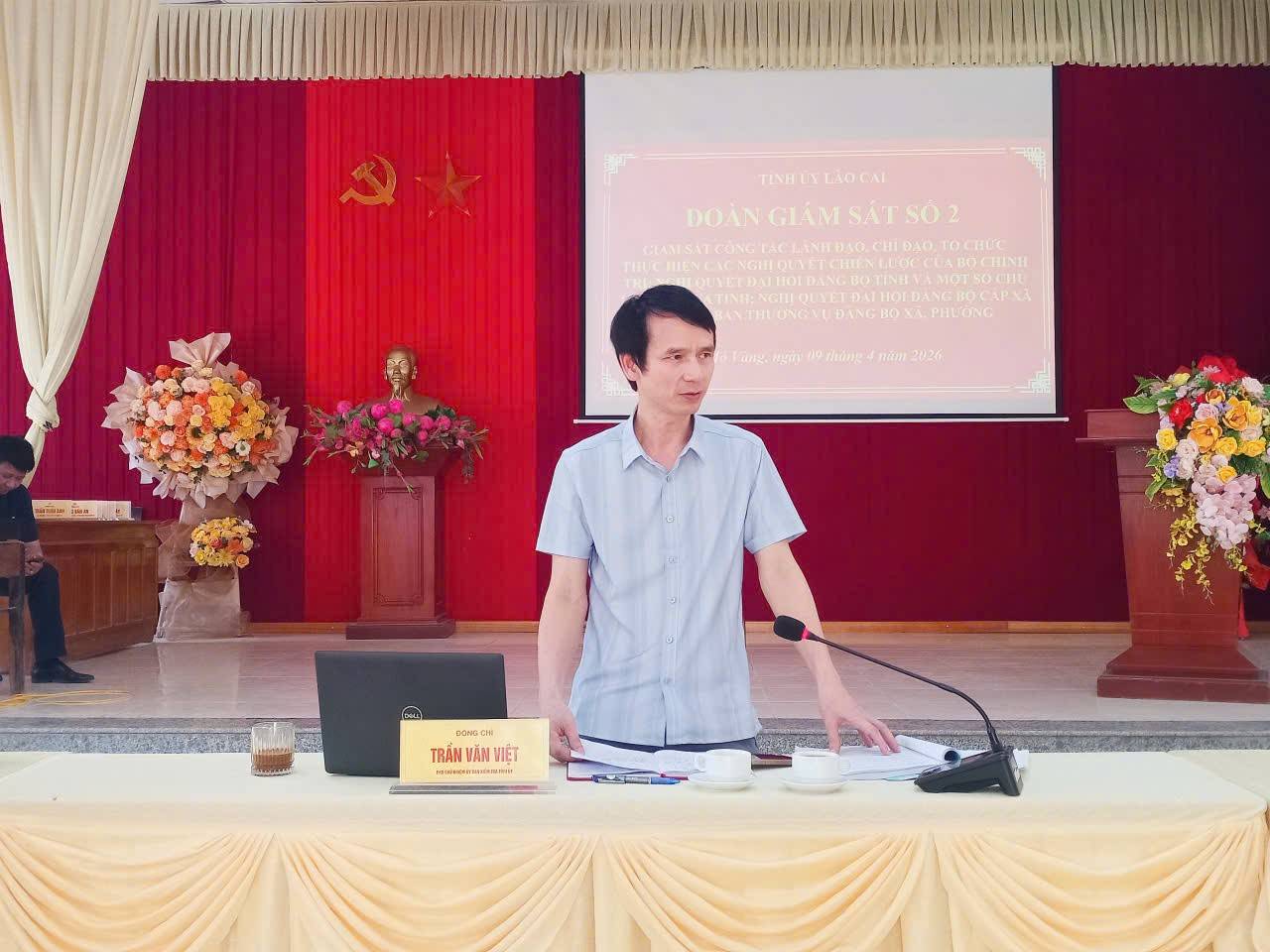 Đoàn giám sát Tỉnh ủy Lào Cai đánh giá cao hiệu quả đưa nghị quyết vào thực tiễn tại xã Mỏ Vàng