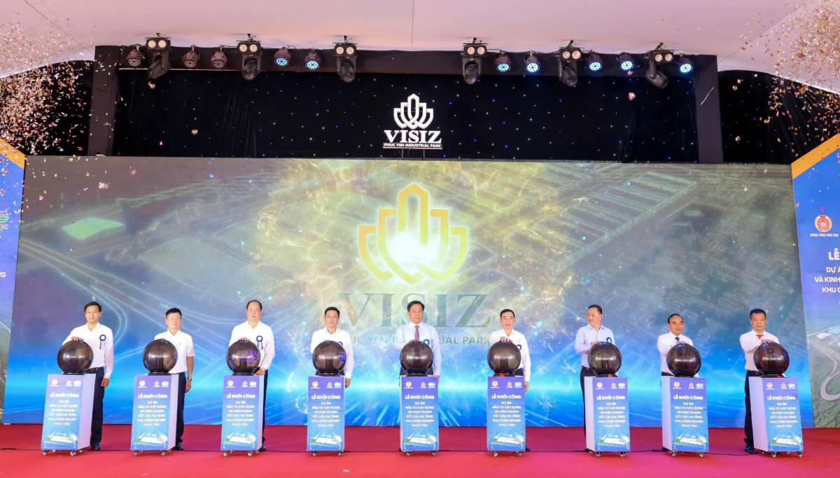 Khởi công KCN Phúc Yên gần 2.000 tỷ đồng tại Phú Thọ