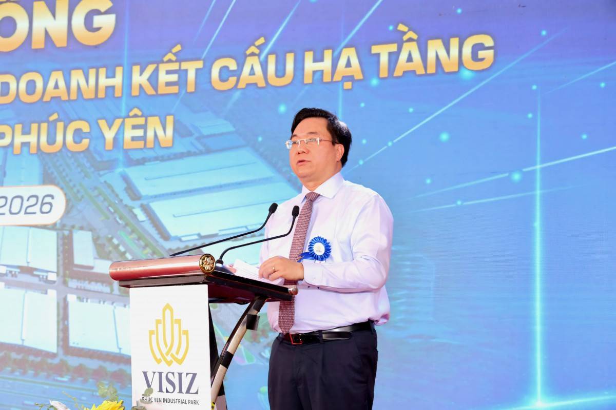 Khởi công KCN Phúc Yên gần 2.000 tỷ đồng tại Phú Thọ