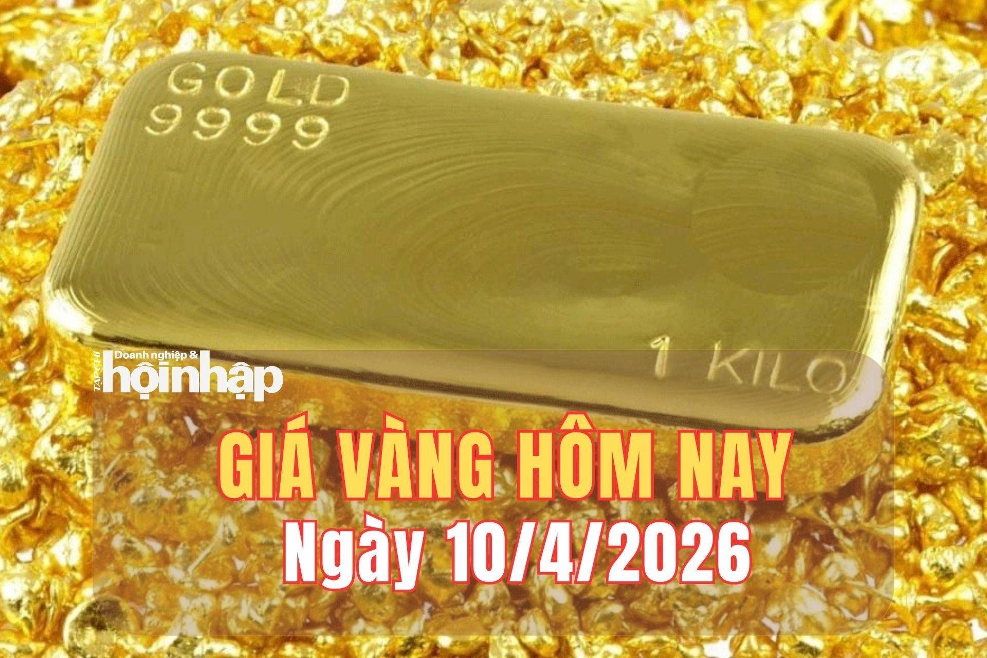 Giá vàng hôm nay 10/4: Giá vàng giảm mạnh