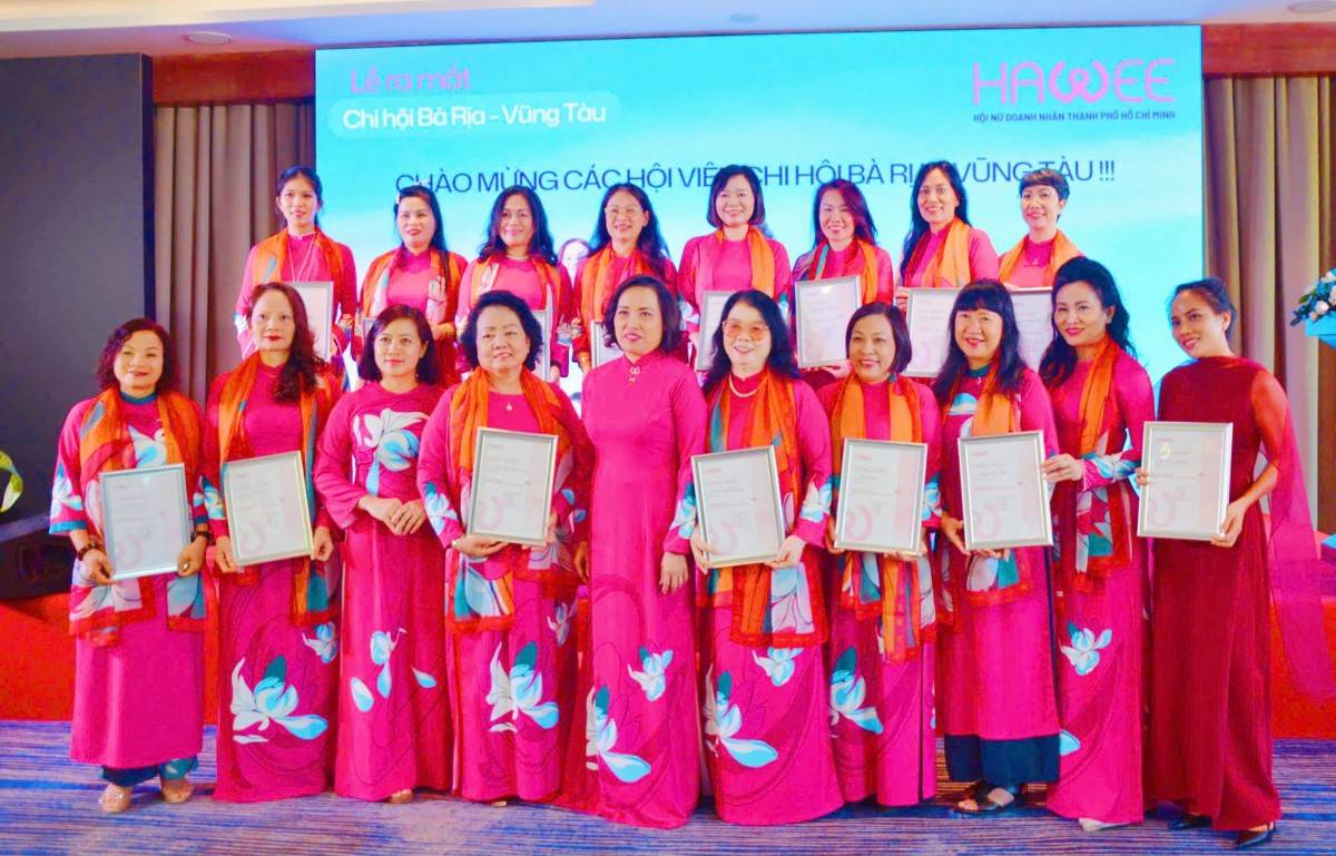 Ra mắt Chi hội nữ doah nhân Bà Rịa – Vũng Tàu
