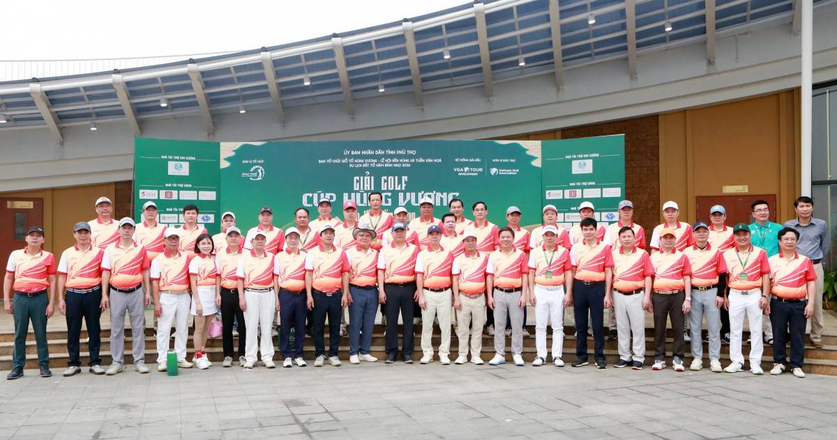 Cúp Hùng Vương “Hào khí Văn Lang” 2026 quy tụ gần 600 golfer toàn quốc