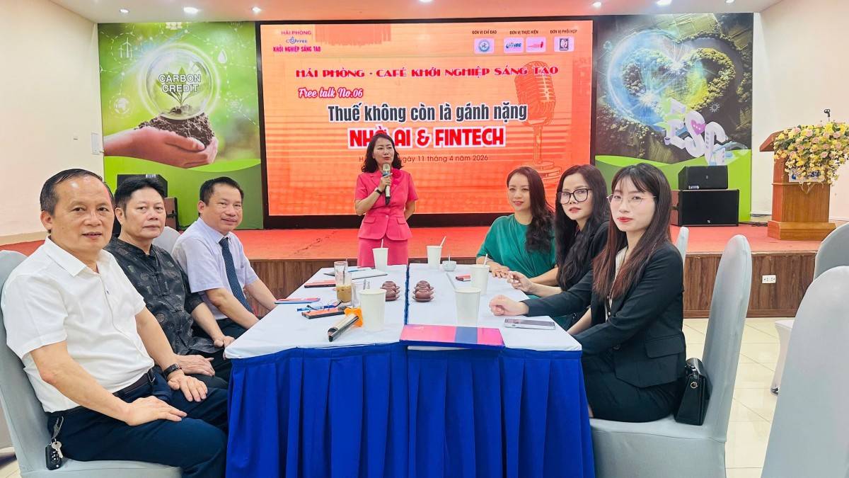 chương trình “Hải Phòng – Café khởi nghiệp sáng tạo #06” với chủ đề “Thuế không còn là gánh nặng nhờ AI & Fintech” đã diễn ra thành công, để lại nhiều dấu ấn và giá trị thiết thực cho cộng đồng doanh nghiệp địa phương.