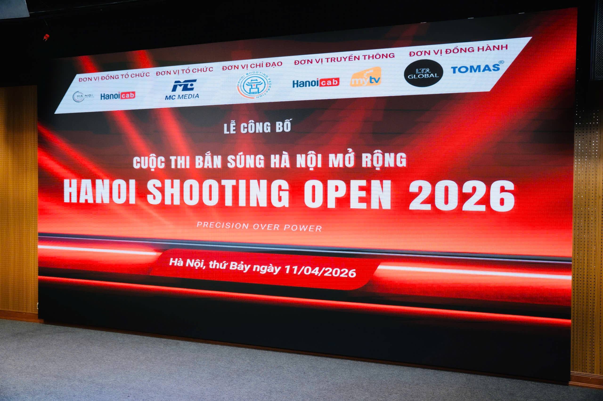 Hanoi Shooting Open 2026: Đánh thức bản lĩnh, tôn vinh sự chính xác