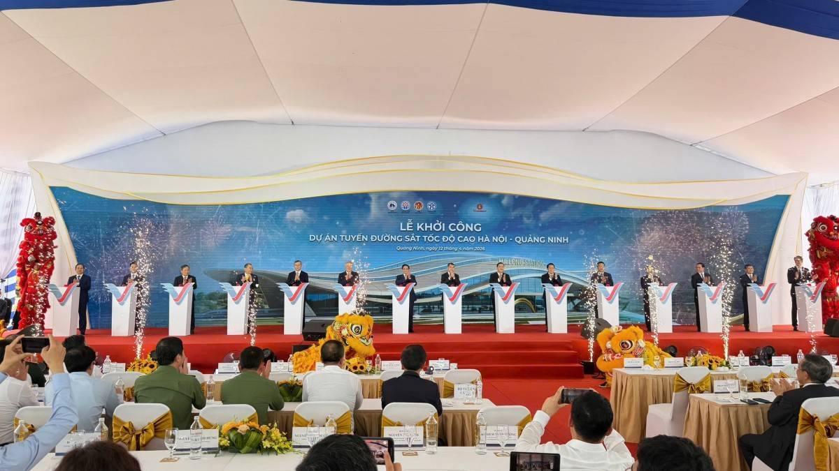 Khởi công tuyến đường sắt tốc độ cao Hà Nội – Quảng Ninh: Mở cánh cửa “23 phút” cho hành trình kết nối tương lai
