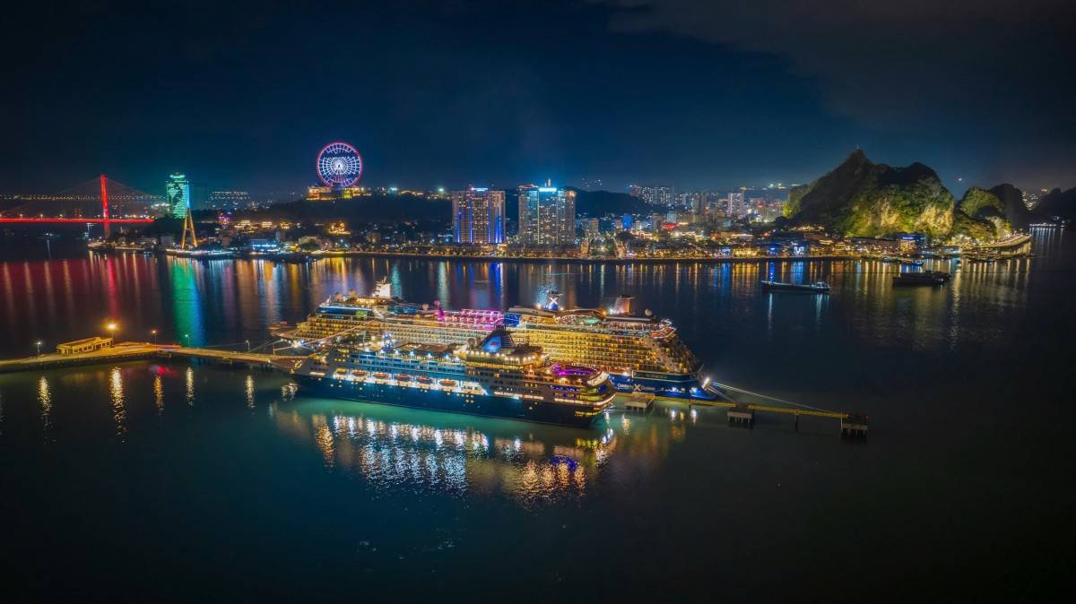 Cảng tàu khách quốc tế Hạ Long – điểm nhấn về hạ tầng gia tăng kết nối Sun Elite City với các thị trường quốc tế. Ảnh: Ánh Dương.