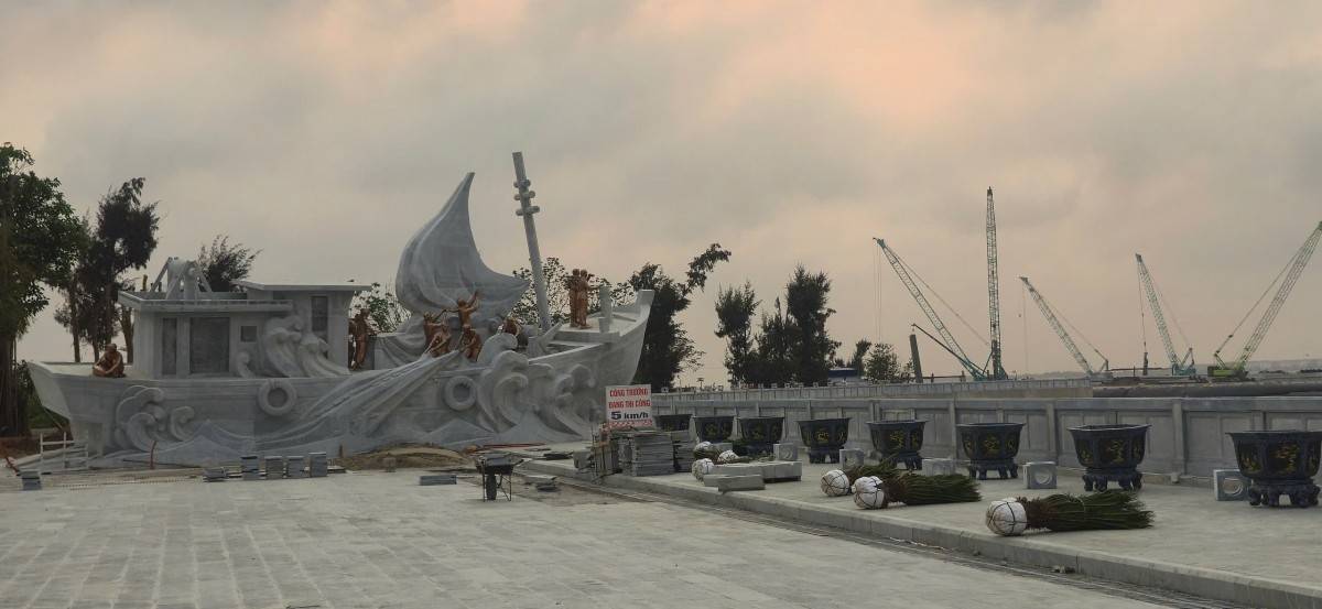 Hạng mục mĩ thuật Mô phỏng tàu không số và các chiến sĩ sắp hoàn thành