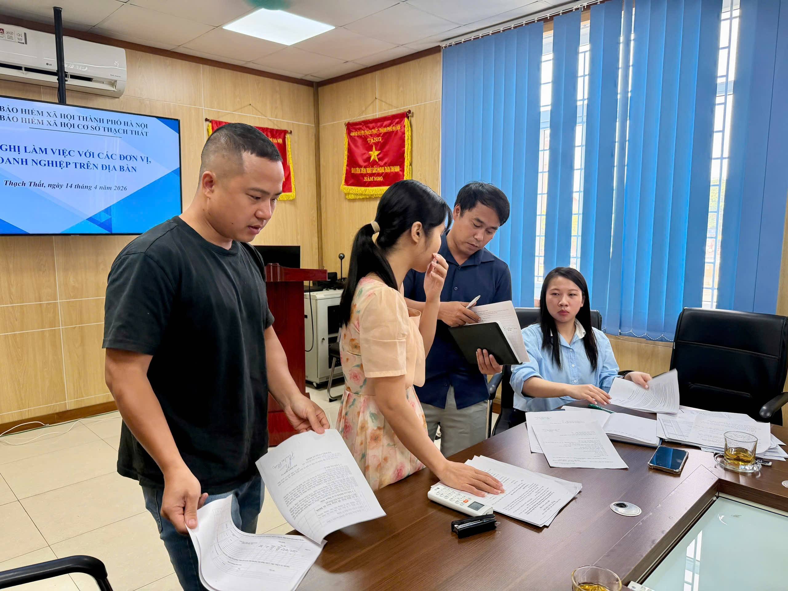 Tăng cường phổ biến chính sách bảo hiểm xã hội tới doanh nghiệp tại Thạch Thất - Hà Nội