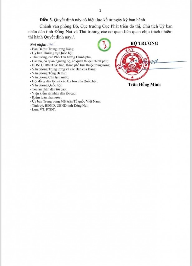 Bộ Xây dựng: Đồng Nai hội đủ điều kiện trở thành thành phố trực thuộc Trung ương