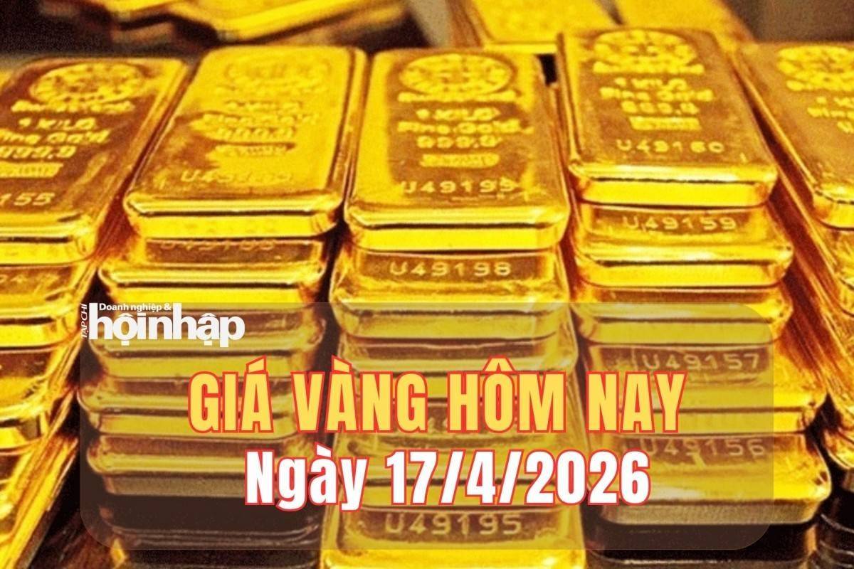 Giá vàng hôm nay 17/4: Giá vàng giảm mạnh