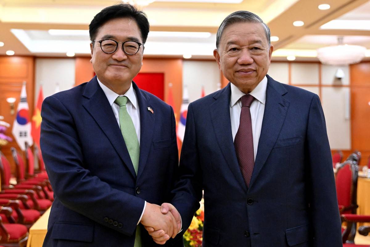 Chủ tịch Quốc hội Hàn Quốc Woo Won Shik thăm chính thức Việt Nam (11/2025), một trong những chuyến thăm cấp cao gần nhất từ phía Hàn Quốc.