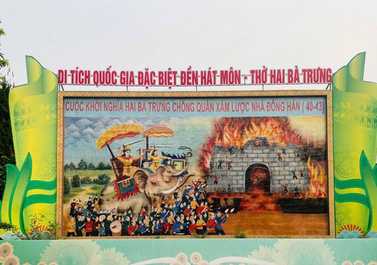 Đền Hát Môn – Dấu ấn lịch sử, nơi hào khí Hai Bà Trưng trường tồn mãi cùng thời gian và mỗi mùa lễ hội