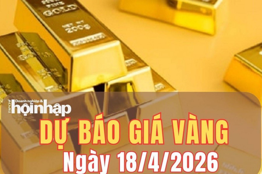 Dự báo giá vàng 18/4: Giá vàng nghiêng về giảm nhẹ