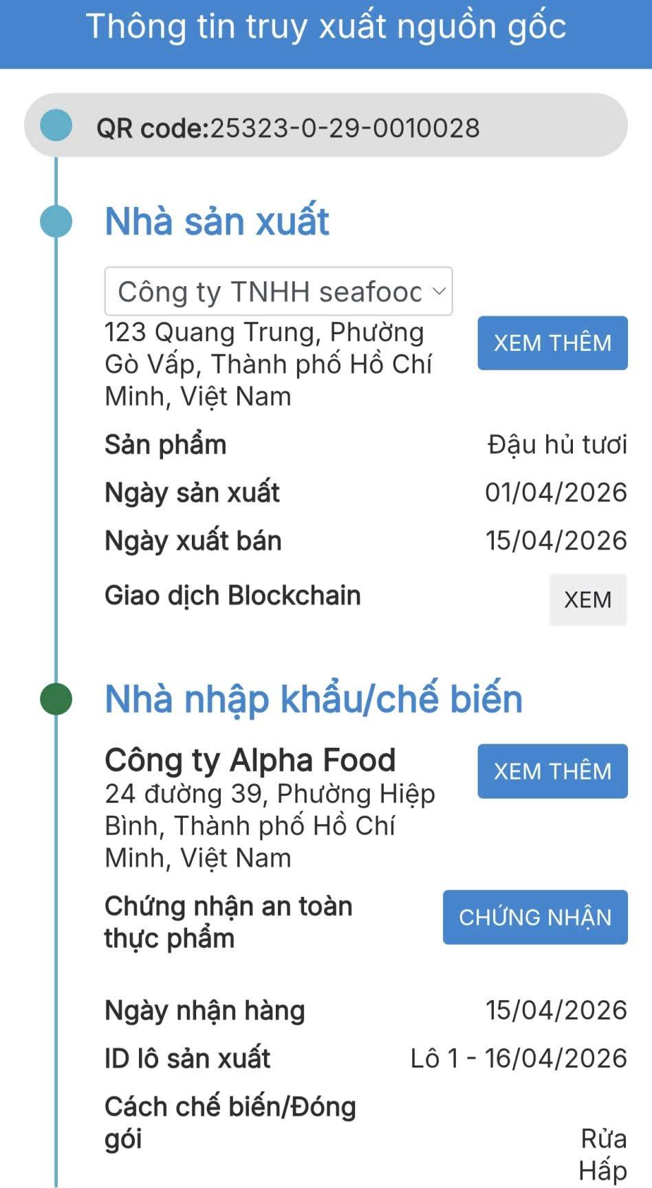 TP.HCM thí điểm tick xanh truy xuất suất ăn học đường, hướng tới minh bạch và an toàn thực phẩm