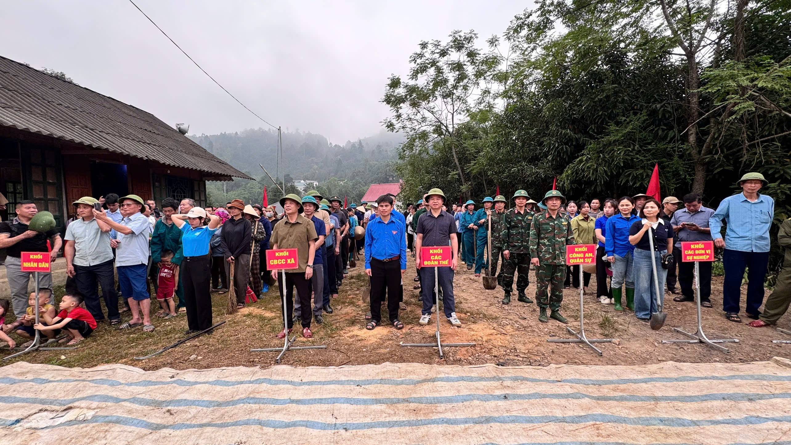 Lào Cai: Phong trào làm đường nông thôn ở Mỏ Vàng và bài học phát huy sức mạnh từ nhân dân