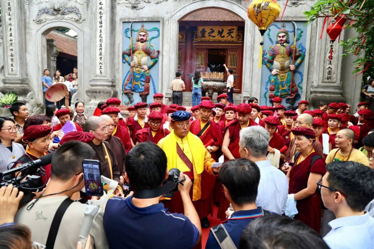 Đức Gyalwang Drukpa lần đầu thăm Đền Hùng: Dấu ấn tâm linh mùa Giỗ Tổ