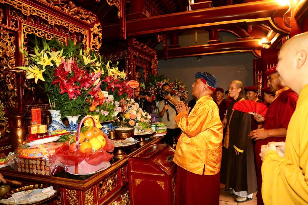 Đức Gyalwang Drukpa lần đầu thăm Đền Hùng: Dấu ấn tâm linh mùa Giỗ Tổ