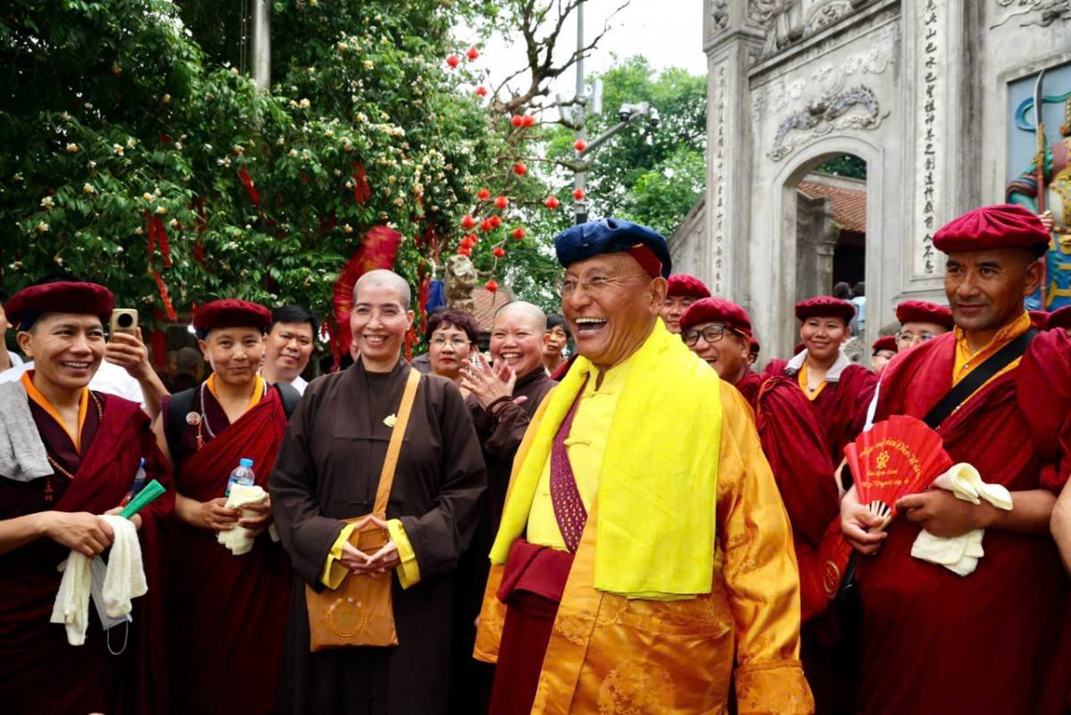 Đức Gyalwang Drukpa lần đầu thăm Đền Hùng: Dấu ấn tâm linh mùa Giỗ Tổ