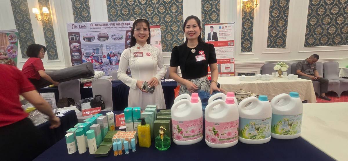 Các gian hàng trưng bày