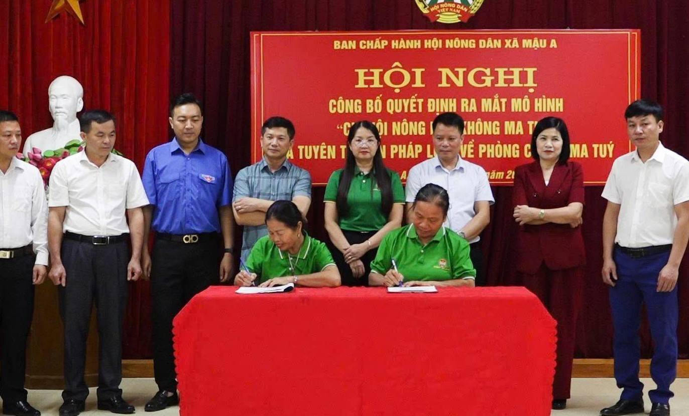 Lài Cai: Mậu A xây dựng mô hình “Chi hội nông dân không ma túy” – hướng đi hiệu quả từ cơ sở