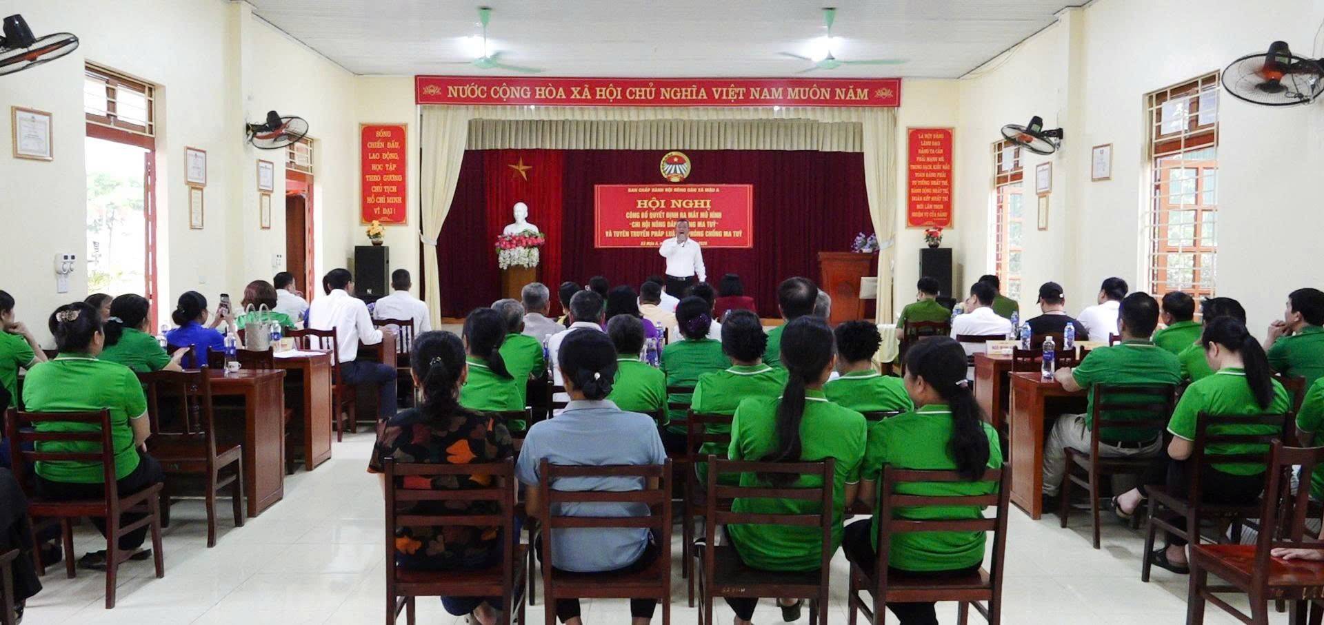 Lài Cai: Mậu A xây dựng mô hình “Chi hội nông dân không ma túy” – hướng đi hiệu quả từ cơ sở