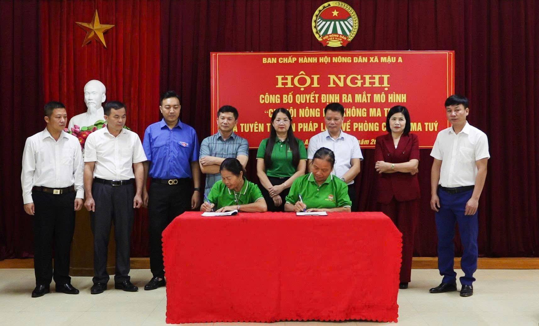 Lài Cai: Mậu A xây dựng mô hình “Chi hội nông dân không ma túy” – hướng đi hiệu quả từ cơ sở