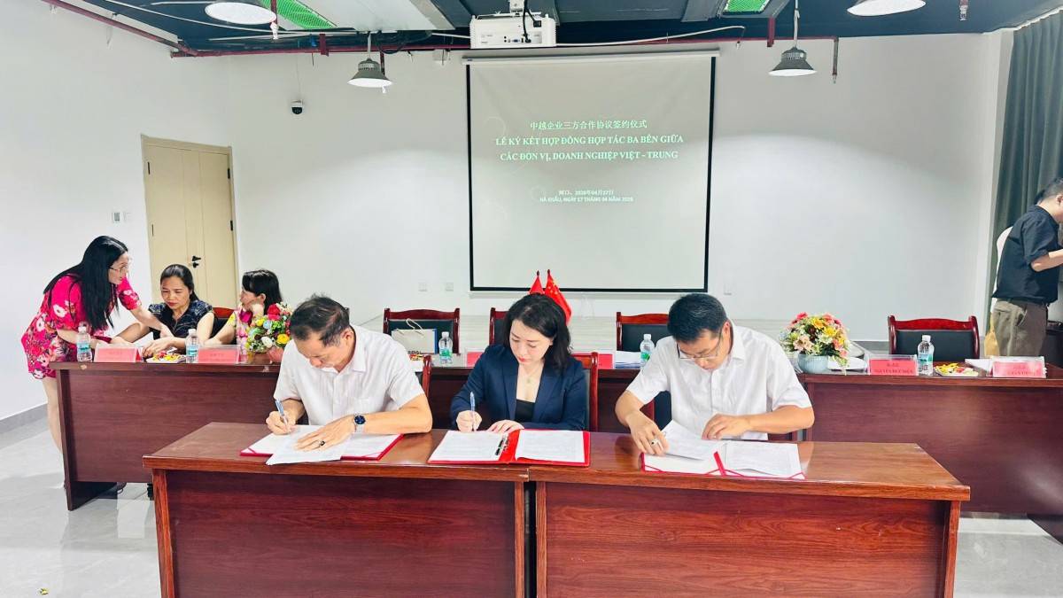 Hợp tác Đào tạo - Hướng nghiệp Việt - Trung Xây dựng chuỗi giá trị khép kín từ đào tạo nâng cao tay nghề đến cung ứng nguồn nhân lực chất lượng cao