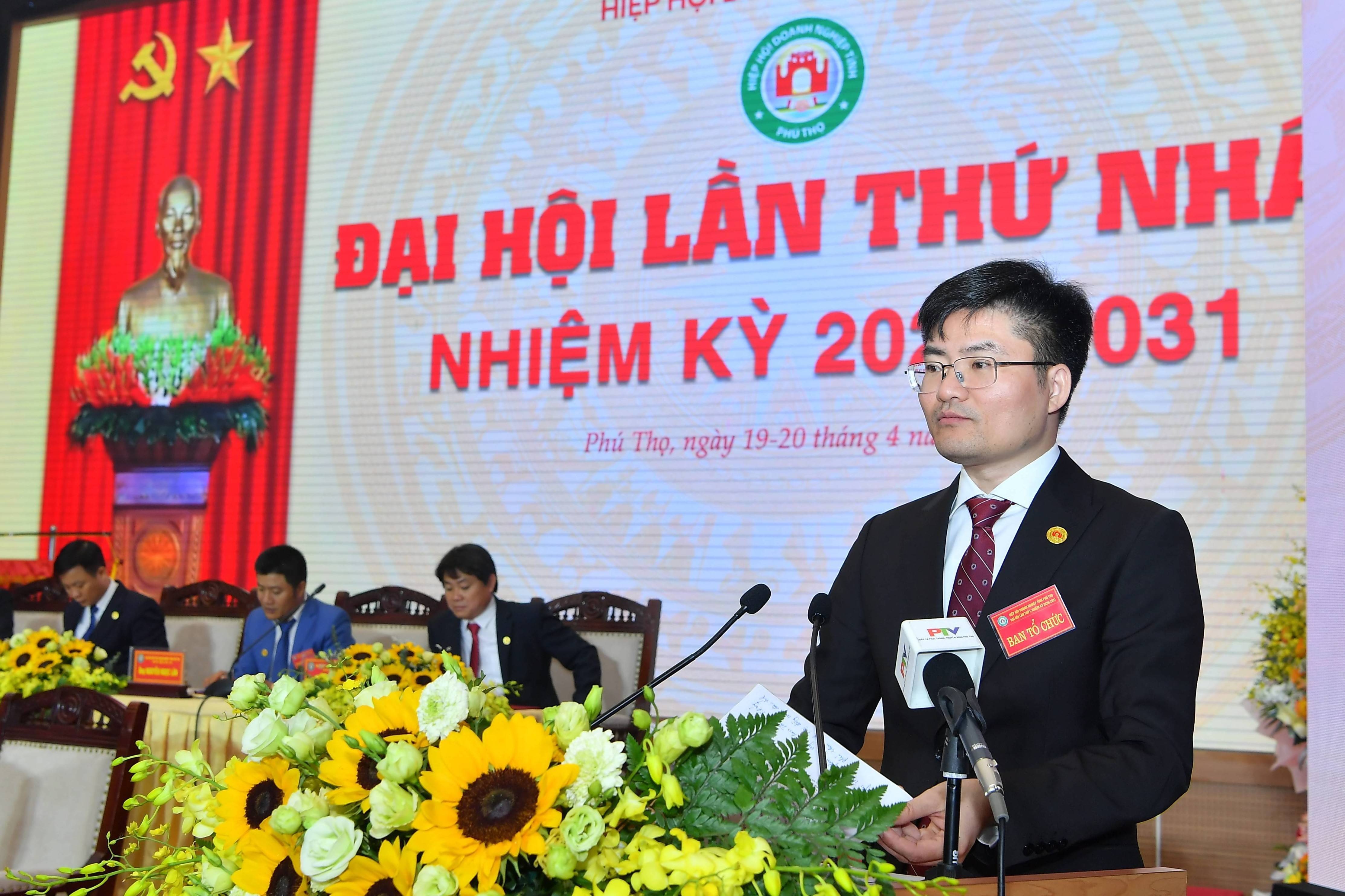 Ông Nguyễn Văn Hùng tái đắc cử Chủ tịch Hiệp hội Doanh nghiệp tỉnh Phú Thọ tại Đại hội Doanh nghiệp Phú Thọ lần thứ I