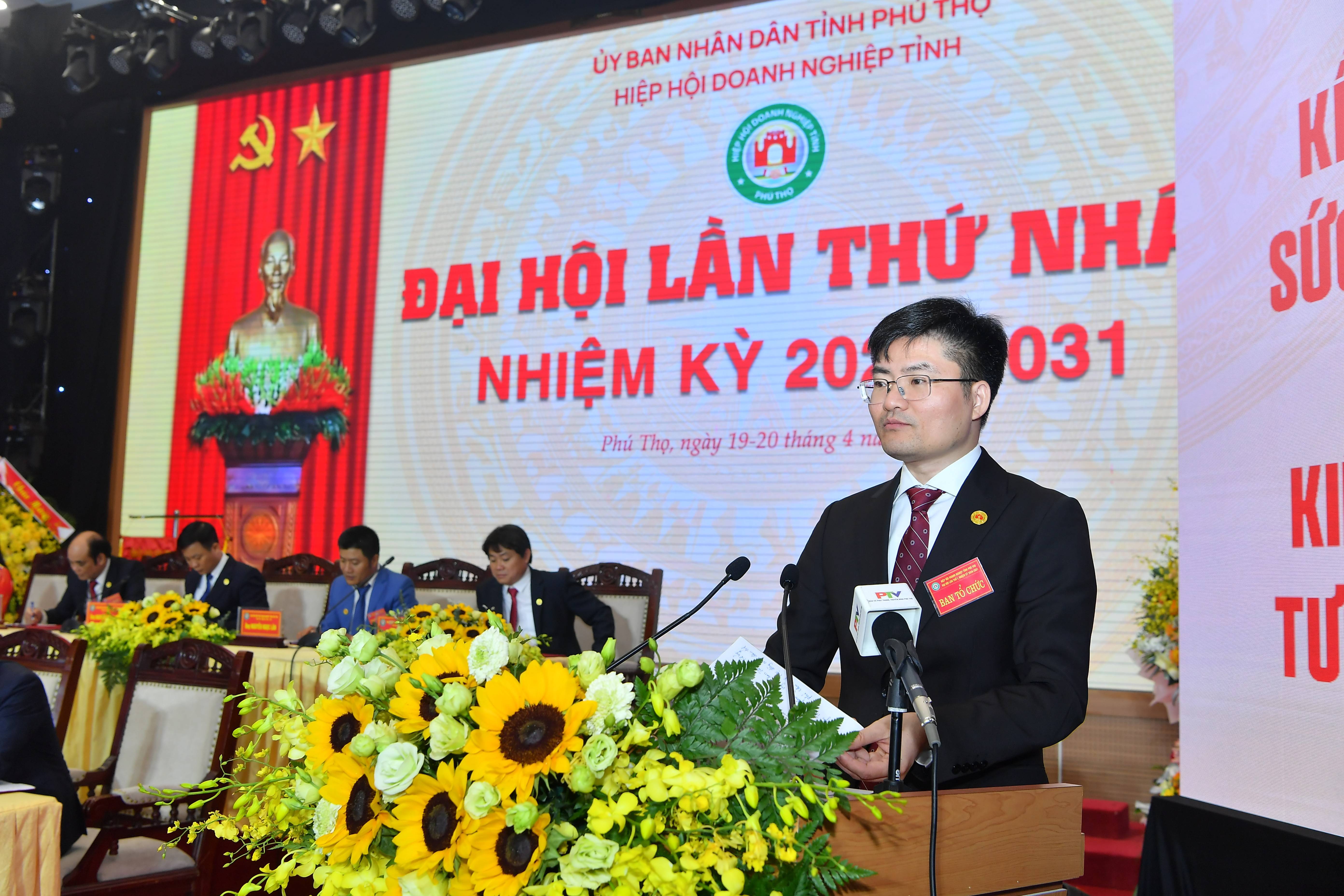 Ông Nguyễn Văn Hùng tái đắc cử Chủ tịch tại Đại hội Doanh nghiệp Phú Thọ lần thứ I