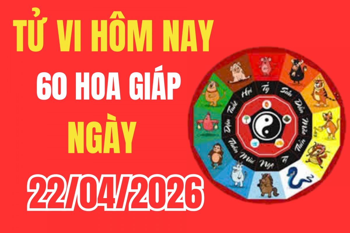 Tử vi 12 con giáp hôm nay ngày 22/4/2026: 12 con giáp cần lưu ý gì về tài chính, sức khỏe và các mối quan hệ trong ngày