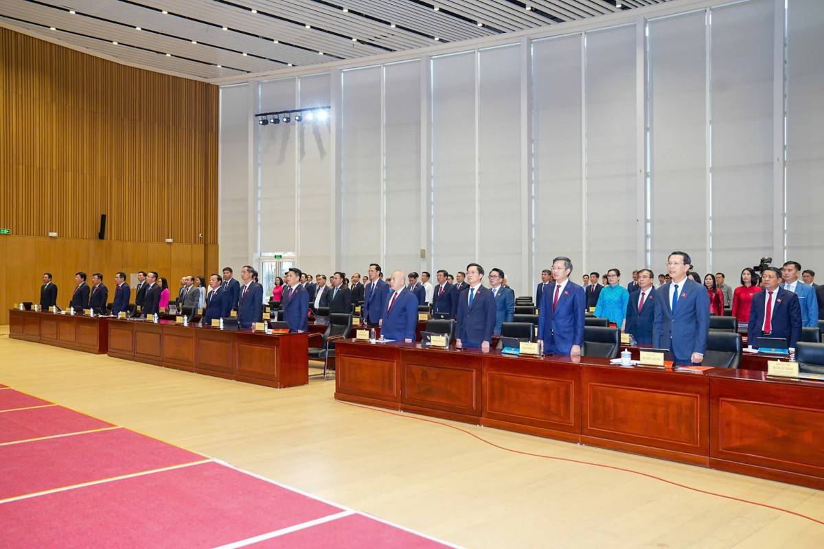 HĐND thành phố Hải Phòng khóa XVII khai mạc kỳ họp thứ nhất: Khởi đầu nhiệm kỳ mới với quyết tâm bứt phá