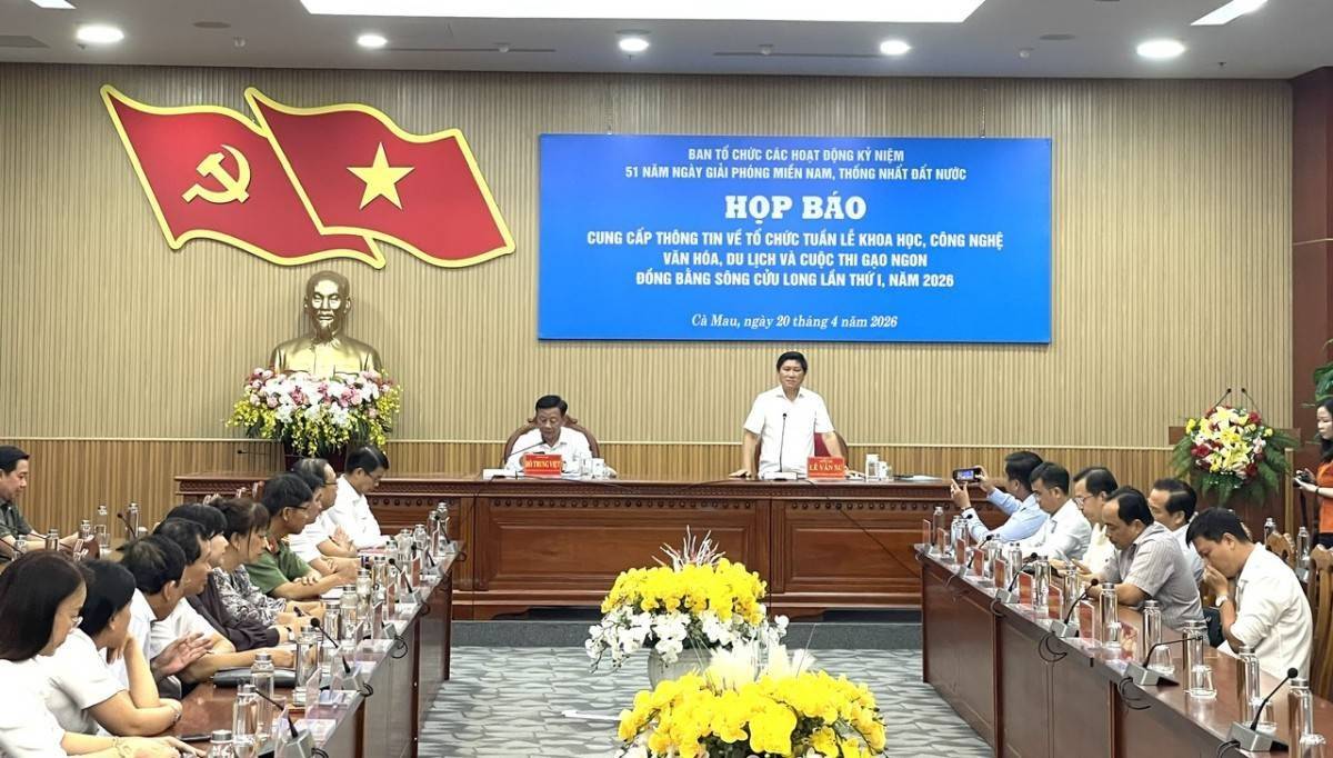 Cà Mau “đánh thức” tiềm năng vùng đất Mũi qua Tuần lễ Khoa học, Công nghệ – Văn hóa và Du lịch 2026