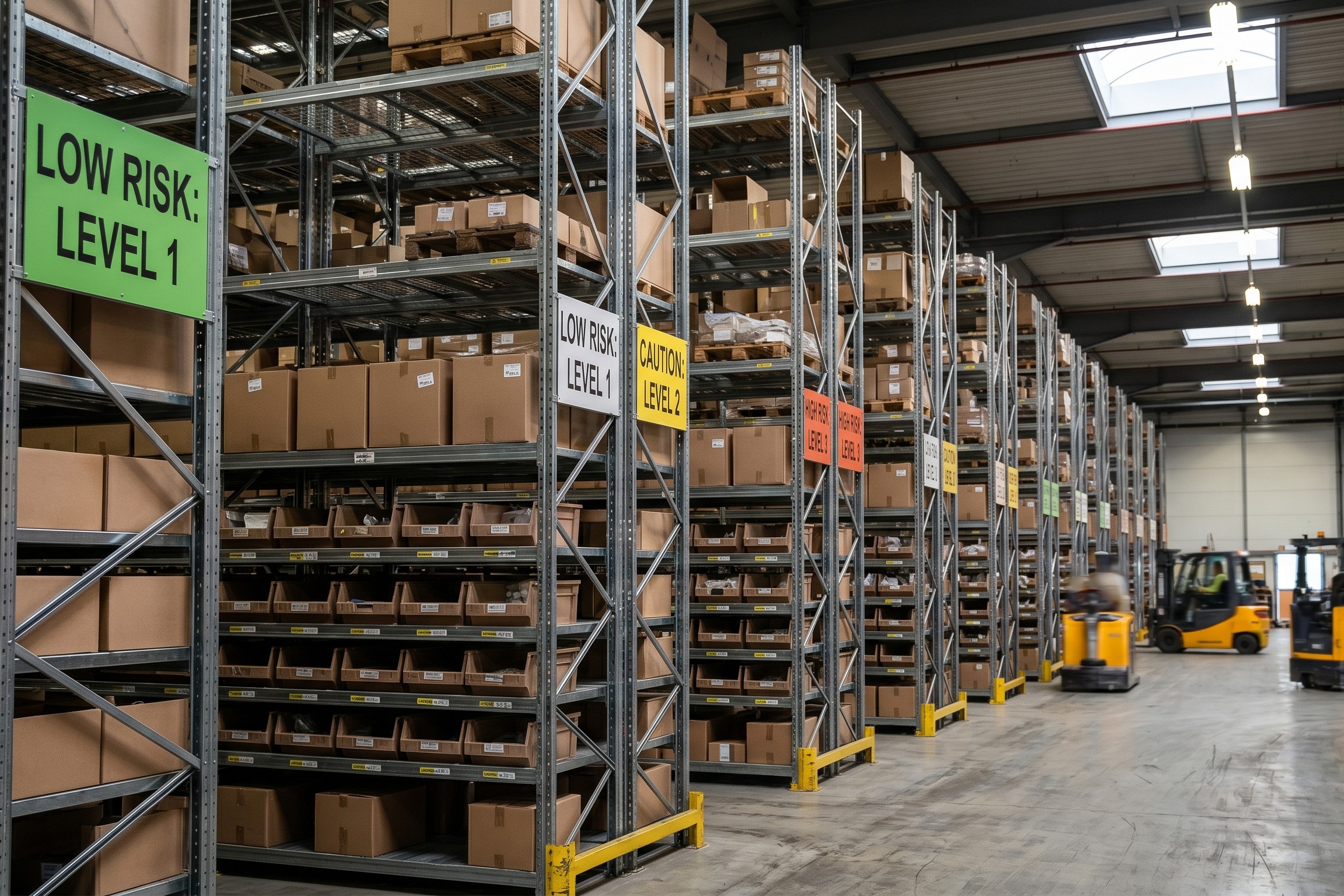 Phân loại rủi ro hàng hóa công nghiệp: Thực phẩm ở mức cao, giấy tiêu dùng xếp hạng trung bình