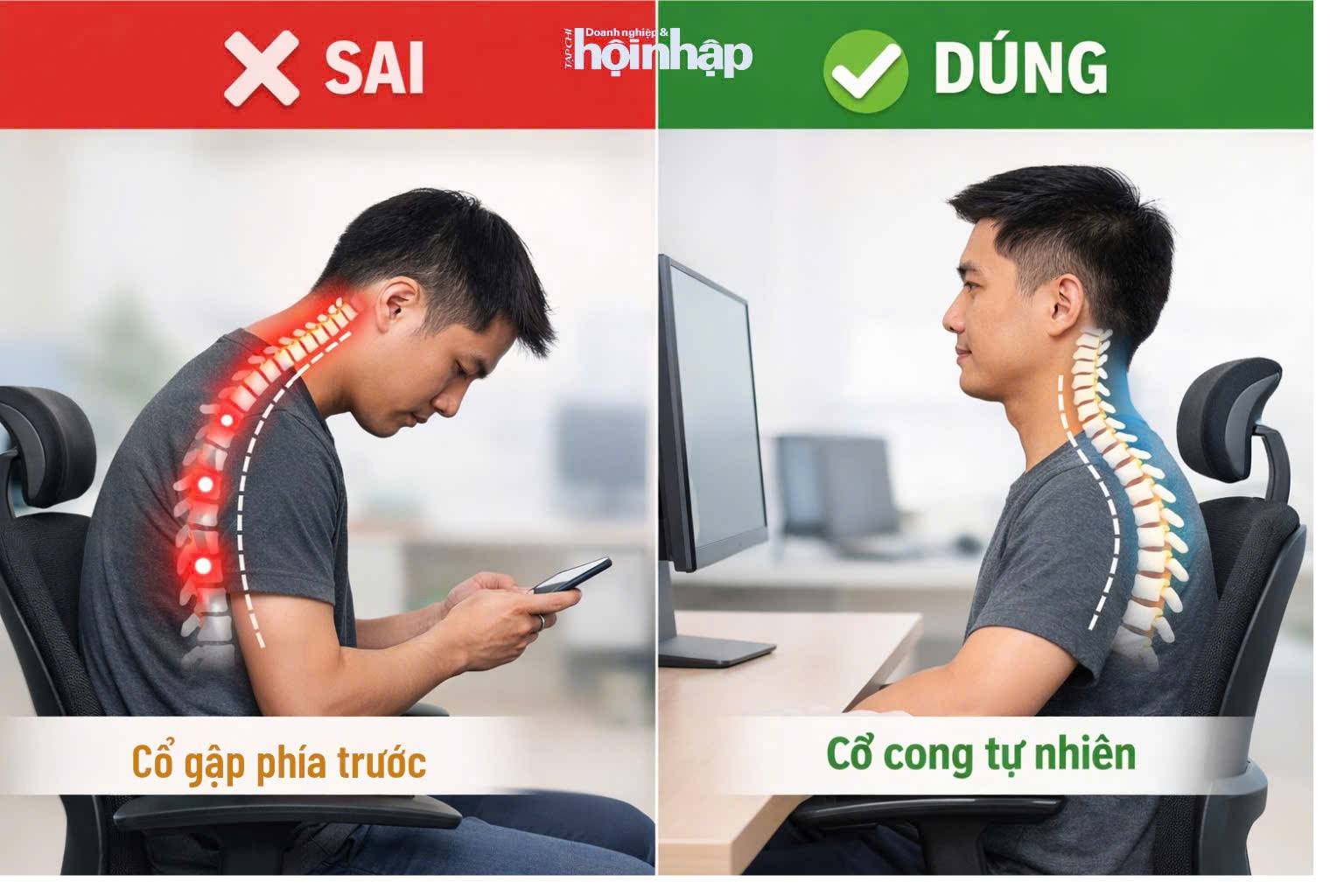 Sự thật về đau vai gáy văn phòng: 3 bước phục hồi không cần thuốc