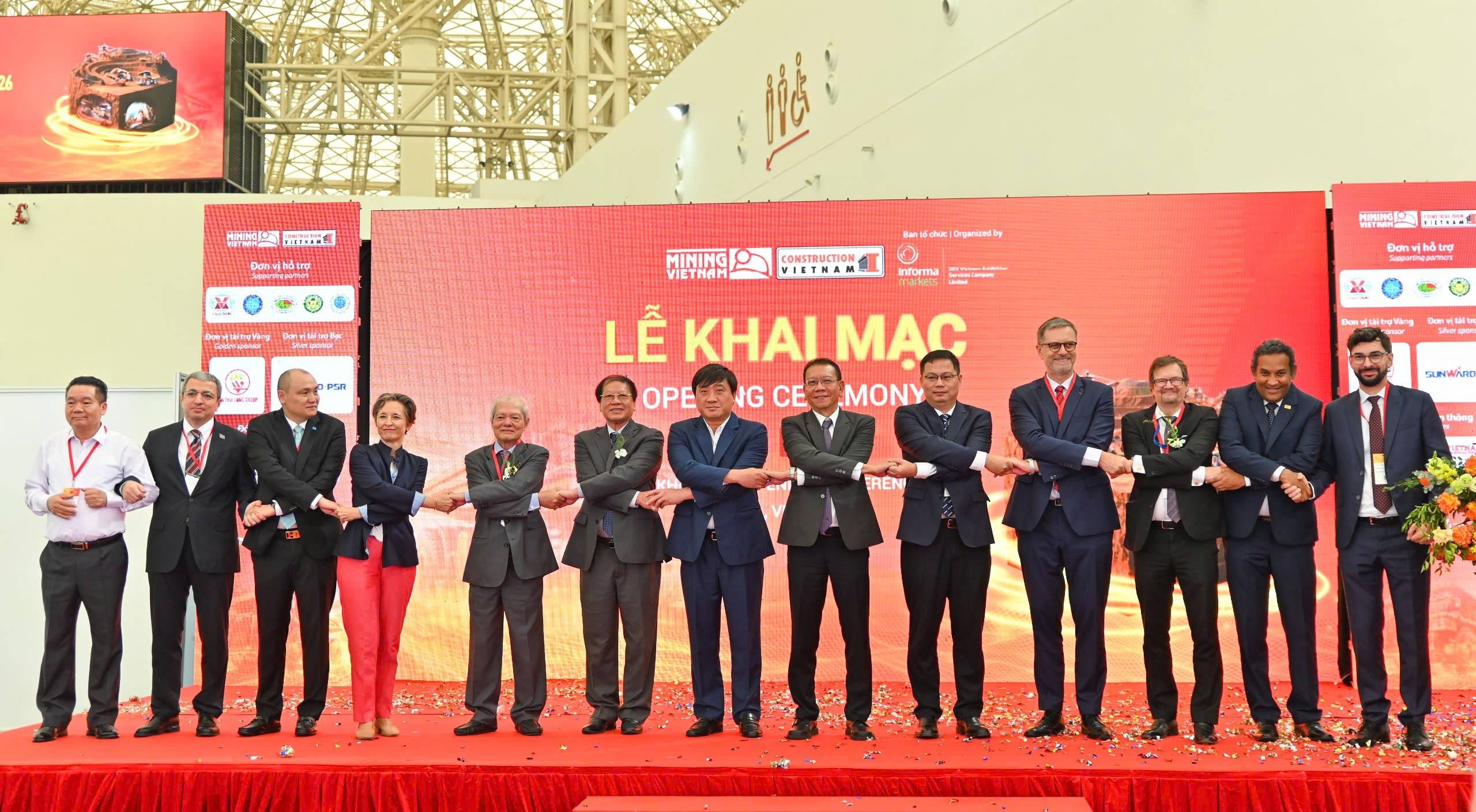 Khai mạc Mining & Construction Vietnam 2026: Kết nối công nghệ, thúc đẩy chuyển đổi xanh ngành mỏ – xây dựng
