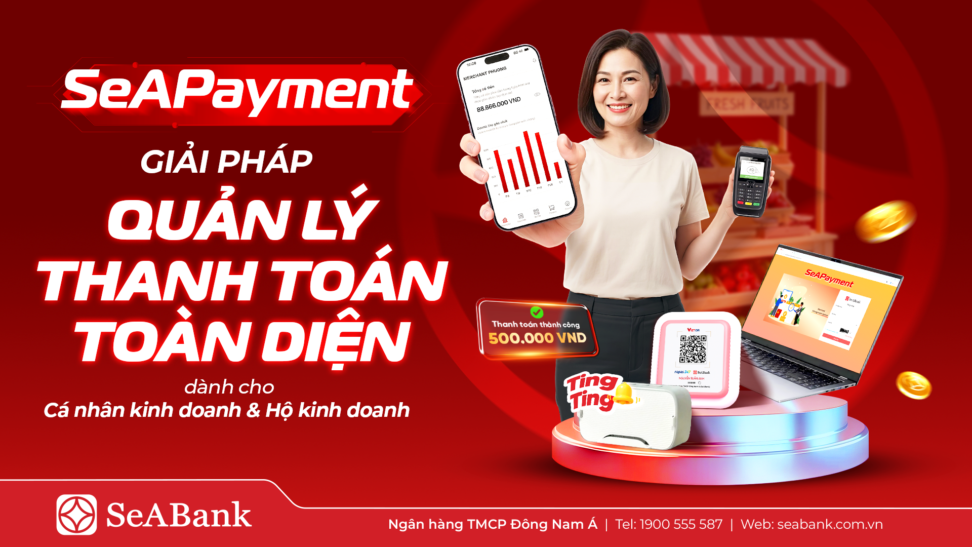 SeABank ra mắt SeAPayment - Nền tảng quản lý thanh toán kiểm soát dòng tiền