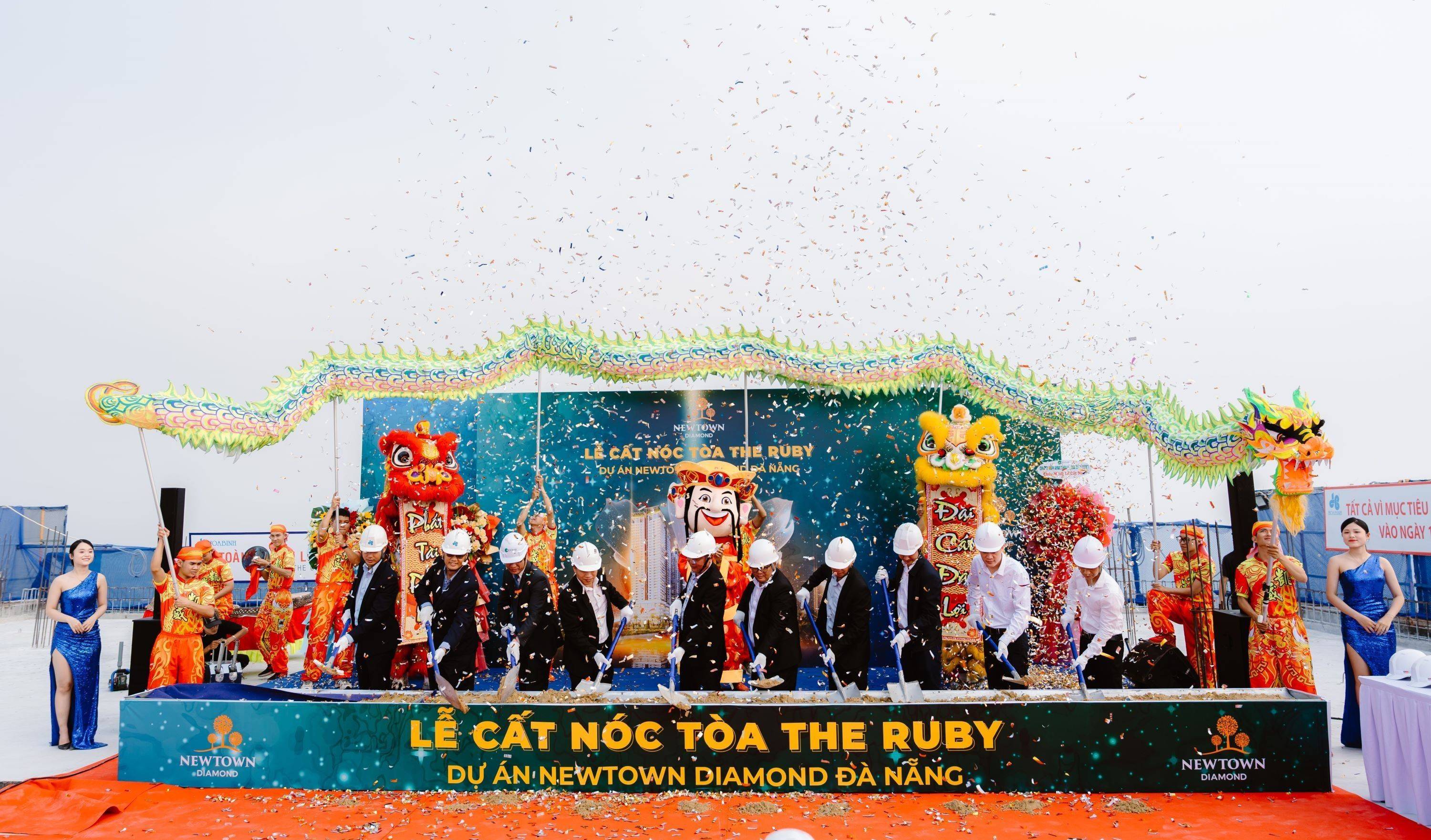 Newtown Diamond cất nóc The Ruby: Dần định hình không gian sống ven biển Đà Nẵng