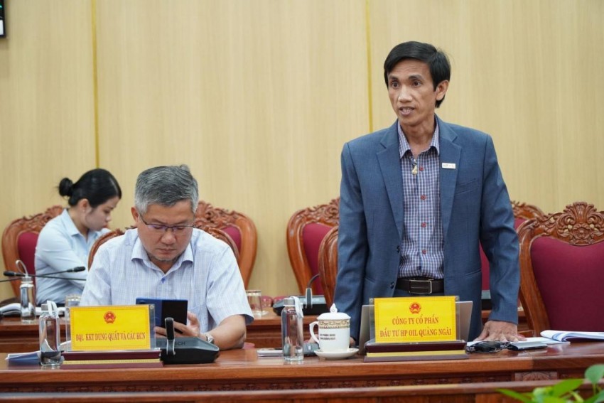 Đại diện nhà đầu tư phát biểu tại cuộc họp