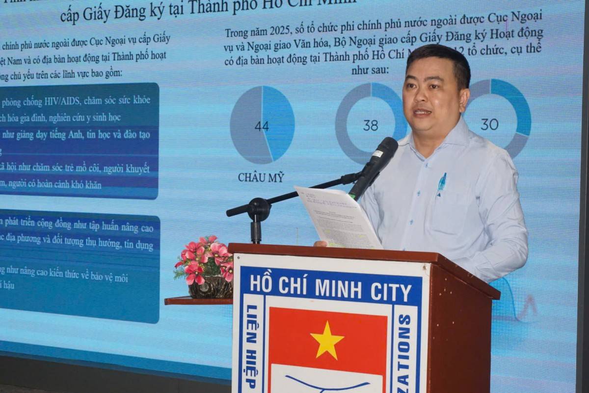 ông Nguyễn Hoài Nam – Trưởng Ban Công tác phi chính phủ nước ngoài