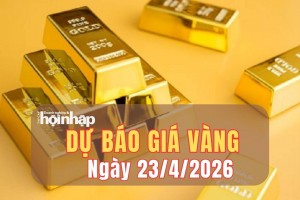 Dự báo giá vàng 23/4: Giá vàng tiếp đà giảm