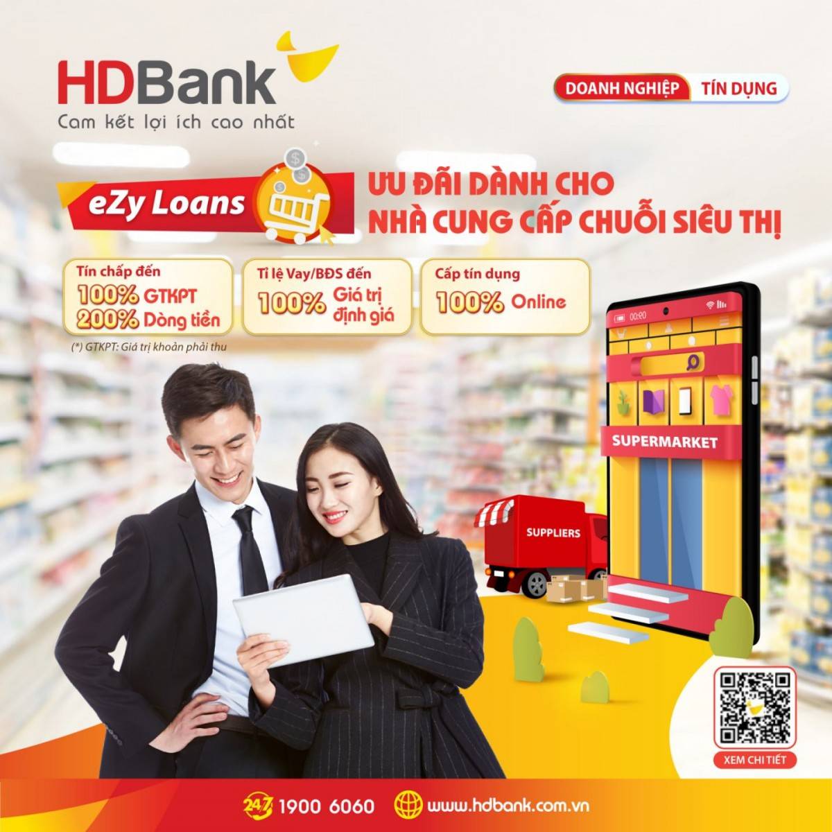 HDBank đẩy mạnh tài trợ theo chuỗi, tín chấp tới 5 tỷ đồng cho hệ sinh thái phân phối