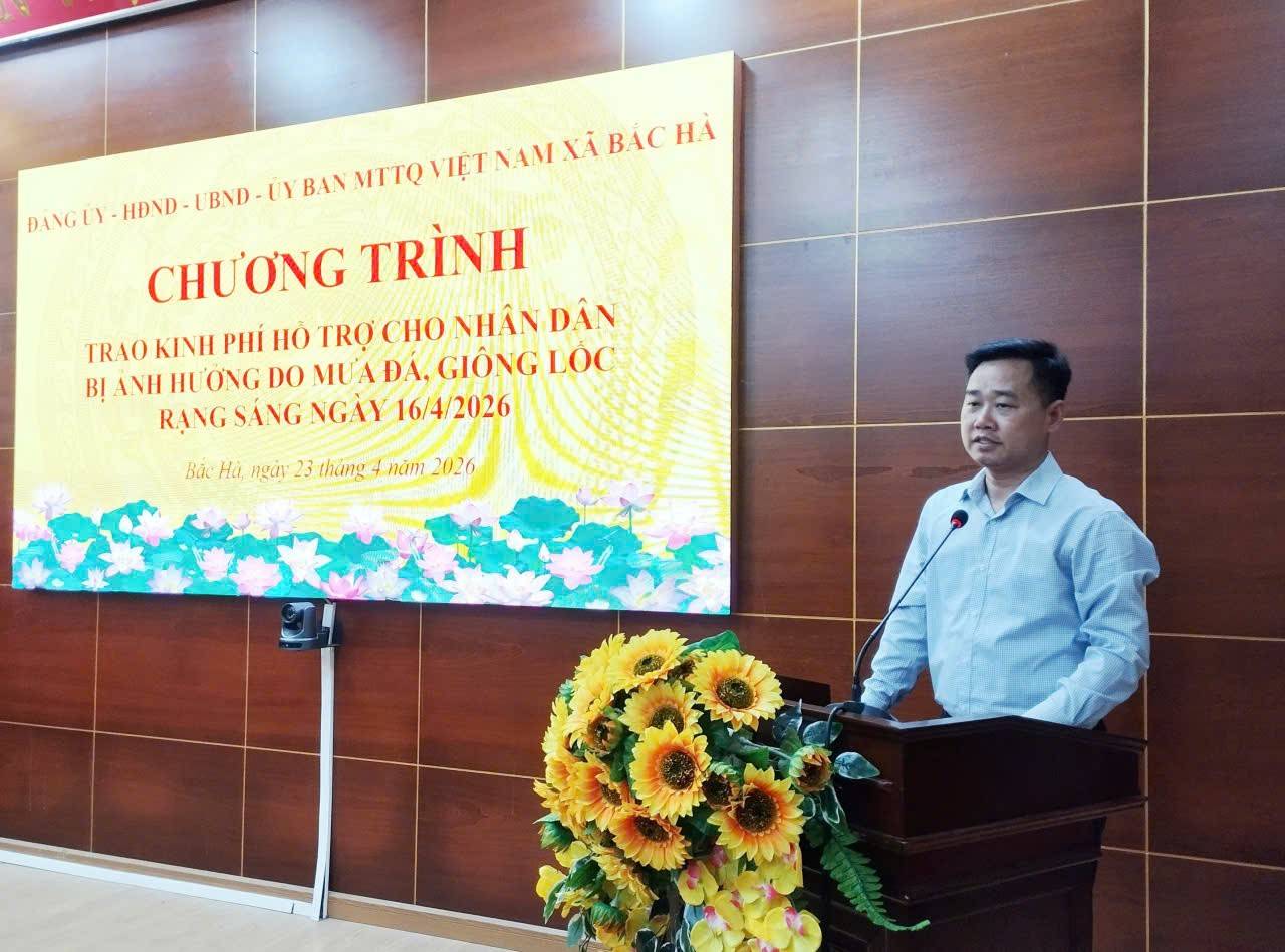 Lào Cai: Bắc Hà huy động nguồn lực hỗ trợ người dân thiệt hại do mưa đá, giông lốc