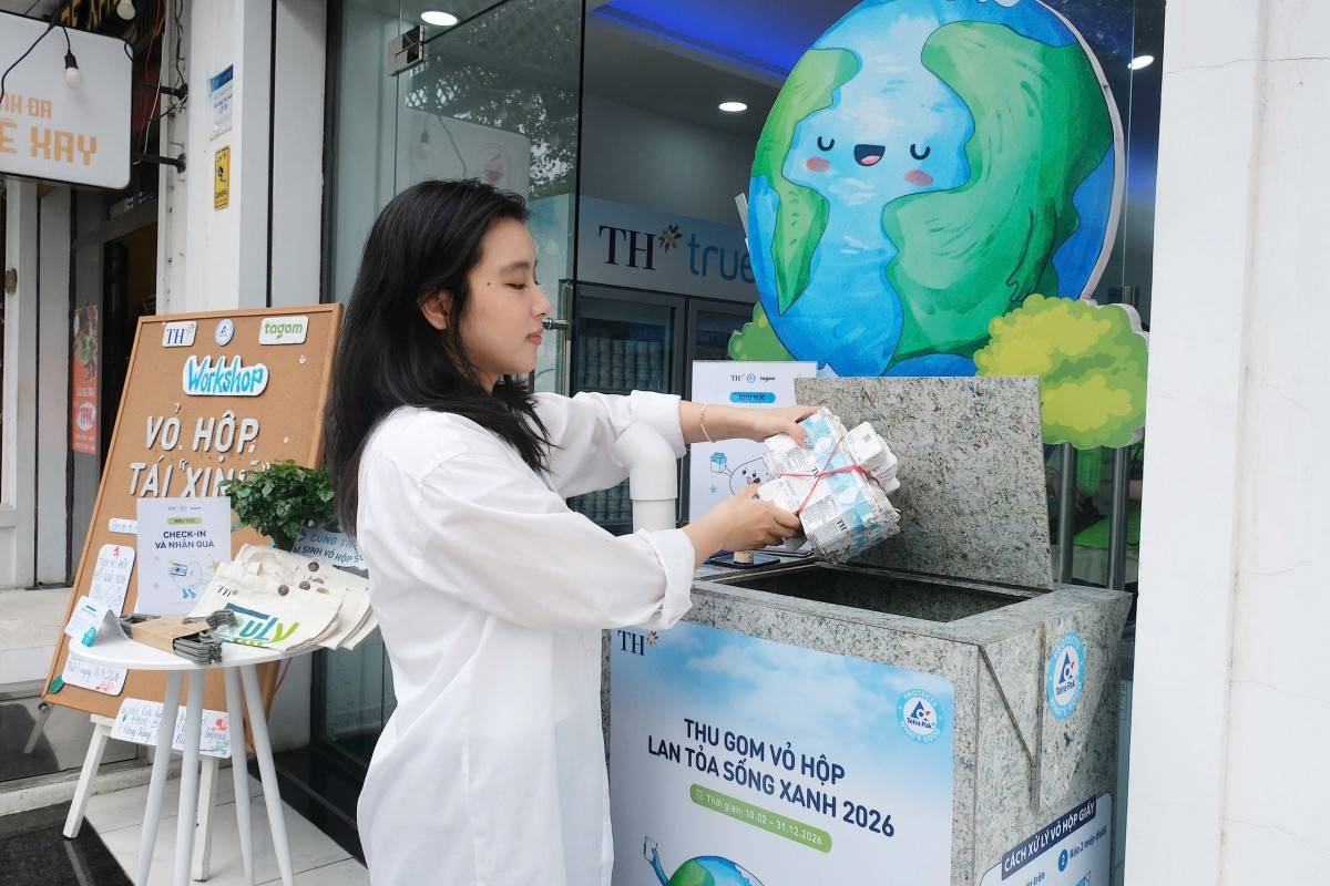 Workshop Vỏ hộp tái ‘xinh’ 4: Lan tỏa vòng tuần hoàn xanh hưởng ứng Ngày Trái Đất