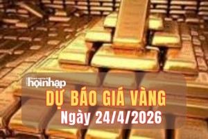 Dự báo giá vàng 25/4: Giá vàng giảm nhẹ hoặc đi ngang