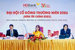 ĐHĐCĐ HDBank 2026: Lợi nhuận kế hoạch tăng 41%, mở rộng hợp tác quốc tế